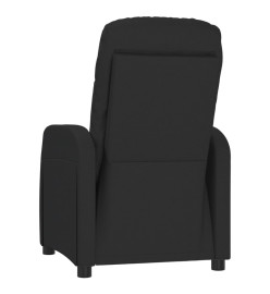 Fauteuil inclinable Noir Tissu