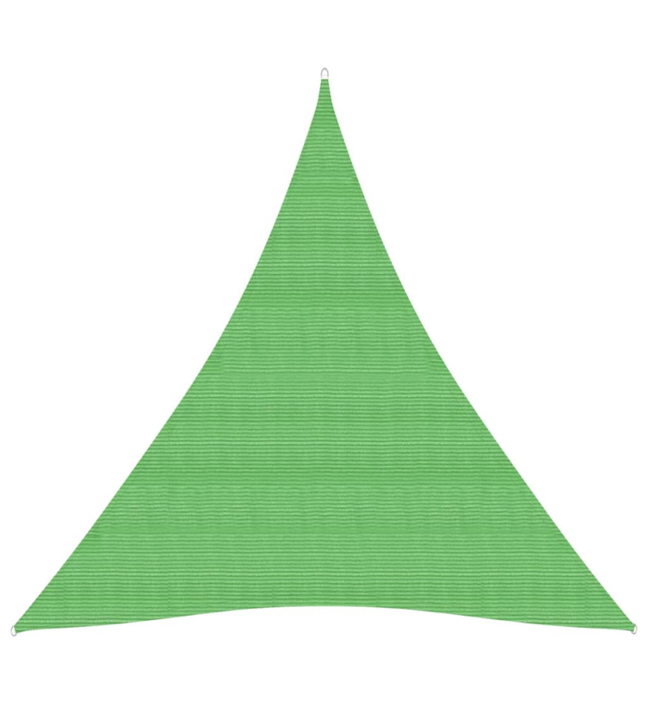 Voile d'ombrage 160 g/m² Vert clair 3x4x4 m PEHD