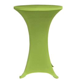 Housse de table extensible 2 pcs 70 cm Verte