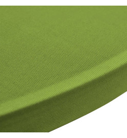 Housse de table extensible 2 pcs 70 cm Verte