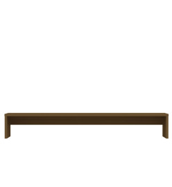 Support de moniteur Marron miel 100x27x15 cm Bois de pin solide