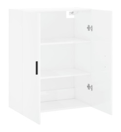 Armoire murale blanc brillant 69,5x34x90 cm