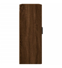 Armoire murale chêne marron 69,5x34x90 cm