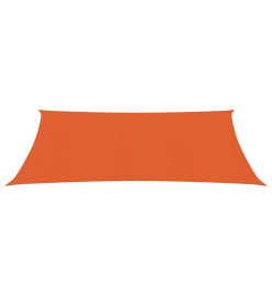 Voile d'ombrage 160 g/m² Orange 3,5x4,5 m PEHD