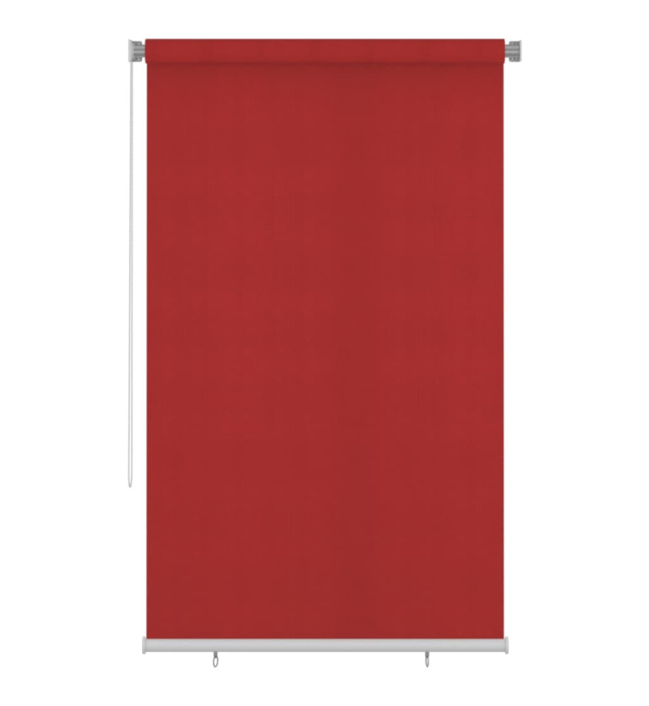 Store roulant d'extérieur 140x230 cm Rouge PEHD