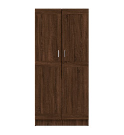 Garde-robe Chêne marron 82,5x51,5x180 cm Bois d'ingénierie