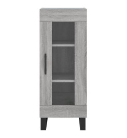 Buffet haut Sonoma gris 34,5x34x180 cm Bois d'ingénierie