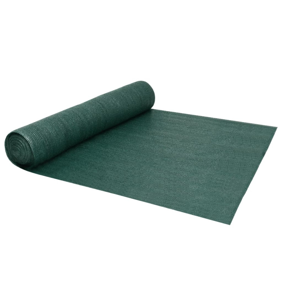 Filet brise-vue Vert 1,5x25 m PEHD 195 g/m²