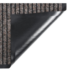 Paillasson rayé Beige 80x120 cm