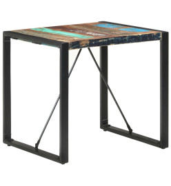 Table de salle à manger 80x80x75 cm Bois de récupération massif