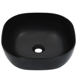 Lavabo 42,5x42,5x14,5 cm Céramique Noir