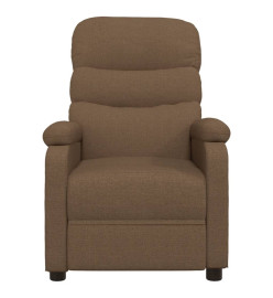 Fauteuil inclinable Marron Tissu