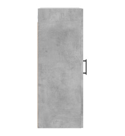 Armoire murale gris béton 34,5x34x90 cm bois d'ingénierie