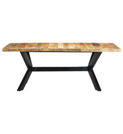 Table de salle à manger 200x100x75 cm Bois de manguier solide