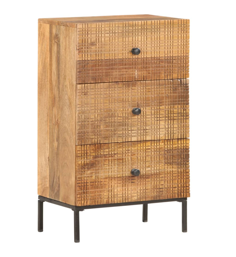 Buffet 45x30x75 cm Bois de manguier massif