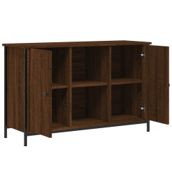 Meuble TV chêne marron 100x35x65 cm bois d'ingénierie