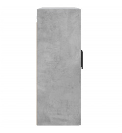 Armoire murale gris béton 69,5x34x90 cm bois d'ingénierie