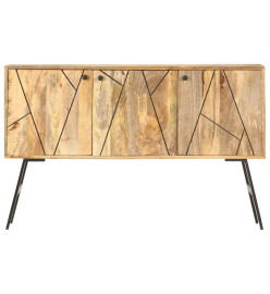 Buffet 118x30x75 cm Bois de manguier massif