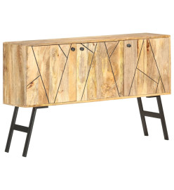 Buffet 118x30x75 cm Bois de manguier massif