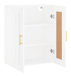 Armoire murale blanc 69,5x34x90 cm bois d'ingénierie