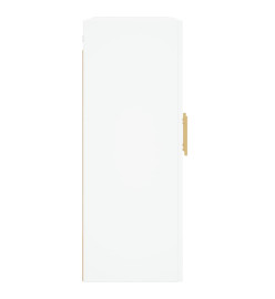 Armoire murale blanc 69,5x34x90 cm bois d'ingénierie