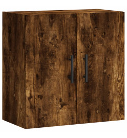 Armoire murale chêne fumé 60x31x60 cm bois d'ingénierie