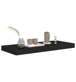 Étagère murale flottante Noir 60x23,5x3,8 cm MDF