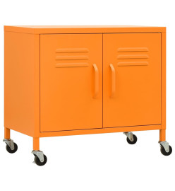 Armoire de rangement Orange 60x35x56 cm Acier