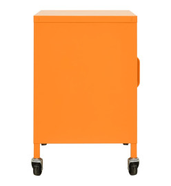 Armoire de rangement Orange 60x35x56 cm Acier