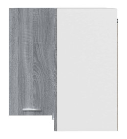 Armoire d'angle suspendue Sonoma gris 57x57x60 cm