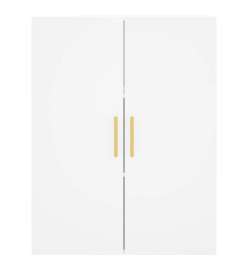 Armoire murale blanc 69,5x34x90 cm