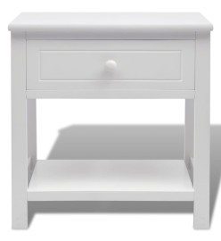 Table de chevet Bois Blanc