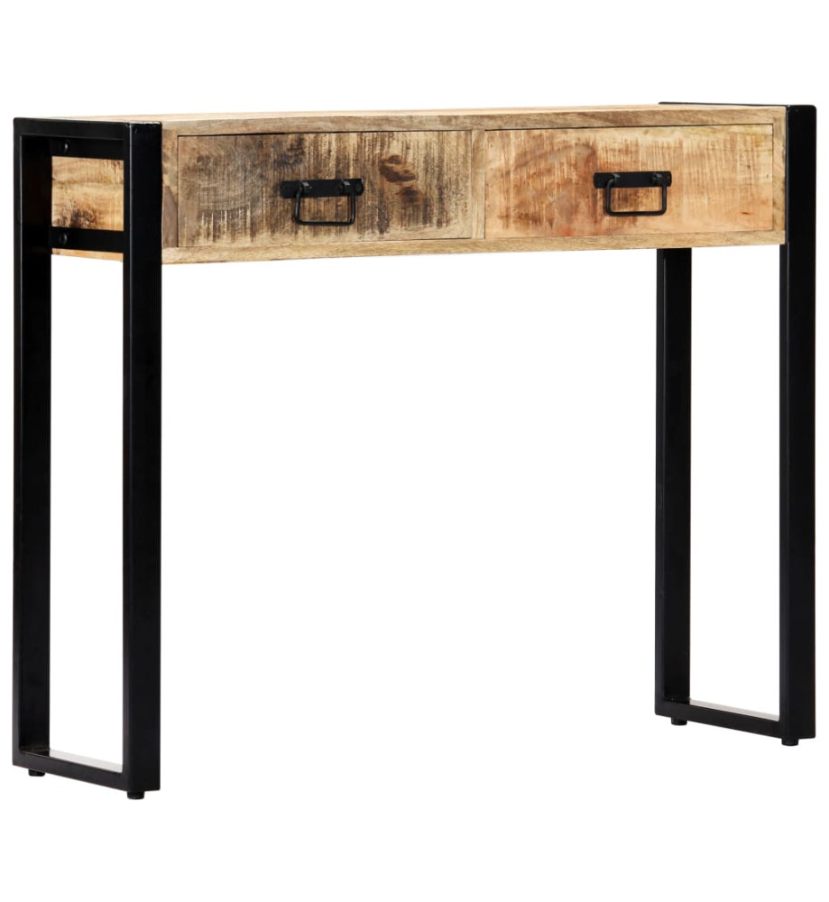 Table console 90 x 30 x 75 cm Bois de manguier massif