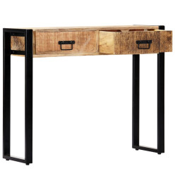 Table console 90 x 30 x 75 cm Bois de manguier massif