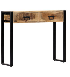 Table console 90 x 30 x 75 cm Bois de manguier massif