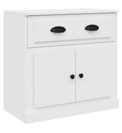 Buffets 3 pcs Blanc Bois d'ingénierie