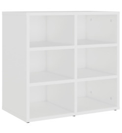 Armoire à chaussures Blanc 52,5x30x50 cm