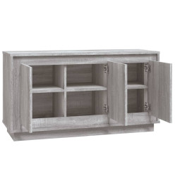 Buffet sonoma gris 102x35x55 cm bois d'ingénierie