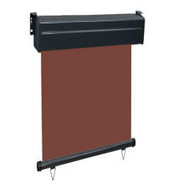 Auvent latéral de balcon 60x250 cm Marron