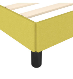 Cadre de lit Vert 160x200 cm Tissu