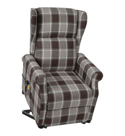 Fauteuil de massage Marron Tissu