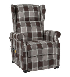 Fauteuil de massage Marron Tissu