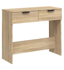 Table console Chêne sonoma 90x36x75 cm Bois d'ingénierie