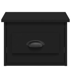 Tables de chevet murales 2 pcs noir 41,5x36x28 cm