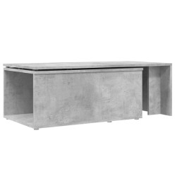 Table basse Gris béton 150x50x35 cm Aggloméré