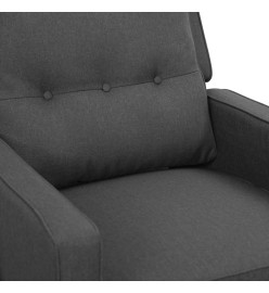 Fauteuil de massage Gris foncé Tissu