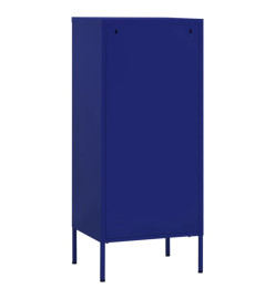 Armoire de rangement Bleu marine 42,5x35x101,5 cm Acier