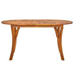 Ensemble de salle à manger de jardin 5 pcs Noir