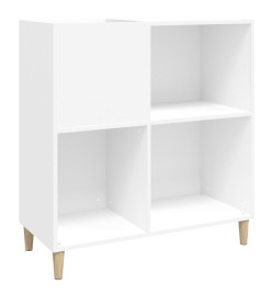 Armoire à disques blanc 84,5x38x89 cm bois d'ingénierie