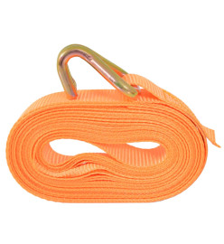 Sangle d’arrimage à cliquet 4 pcs 0,4 tonne 6 m x 25 mm Orange